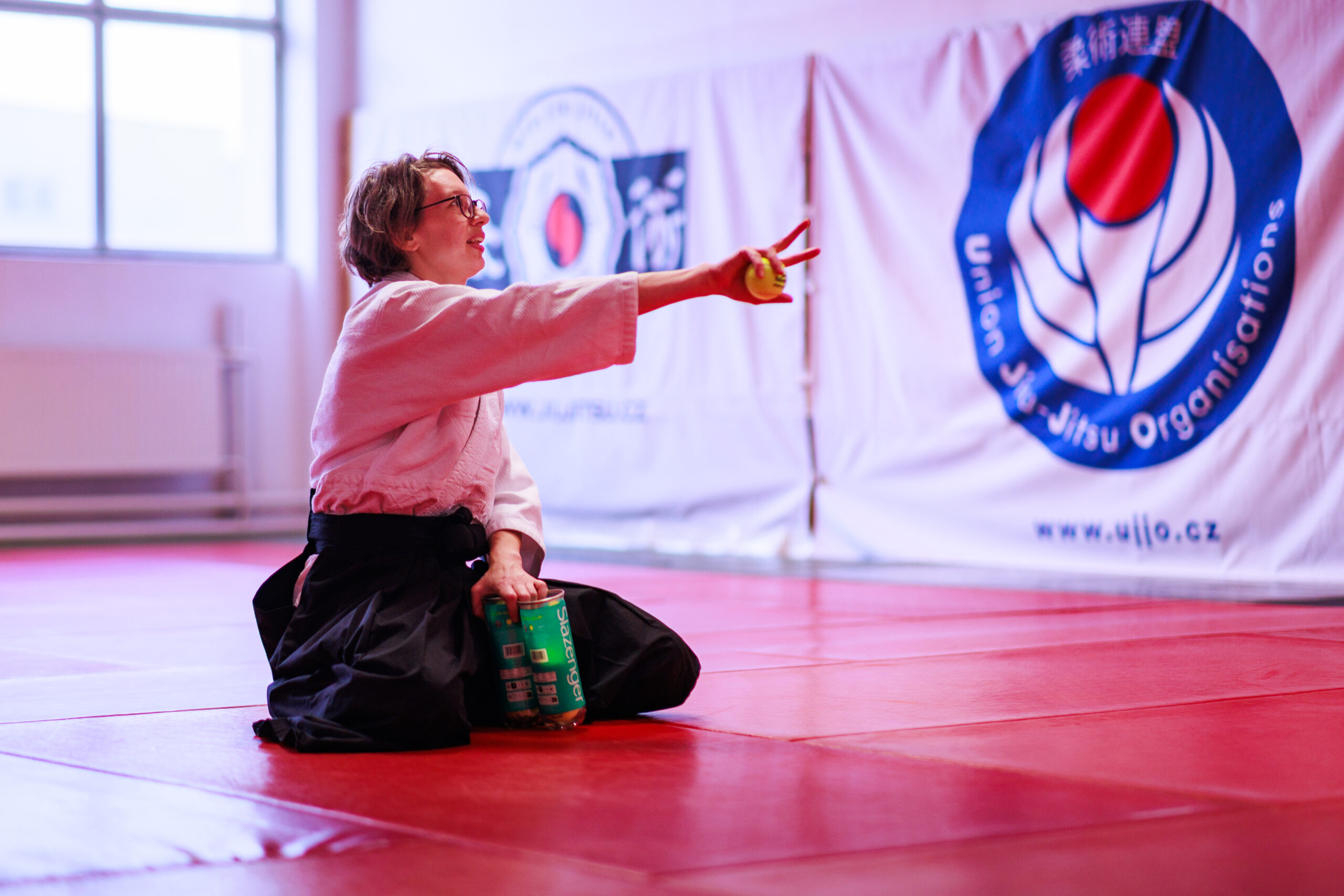 Cvičení v dojo-aikido