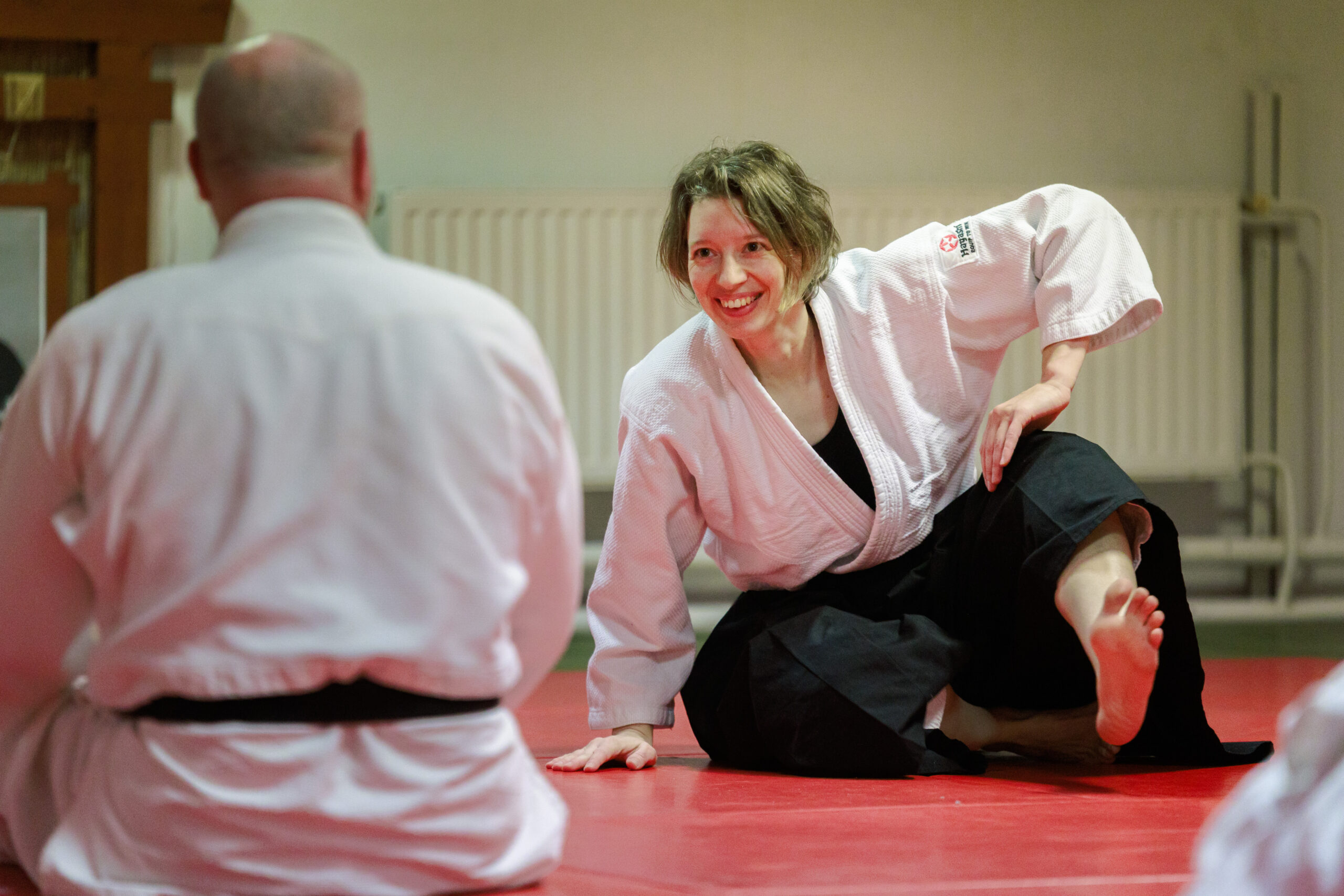 Cvičení v dojo-aikido