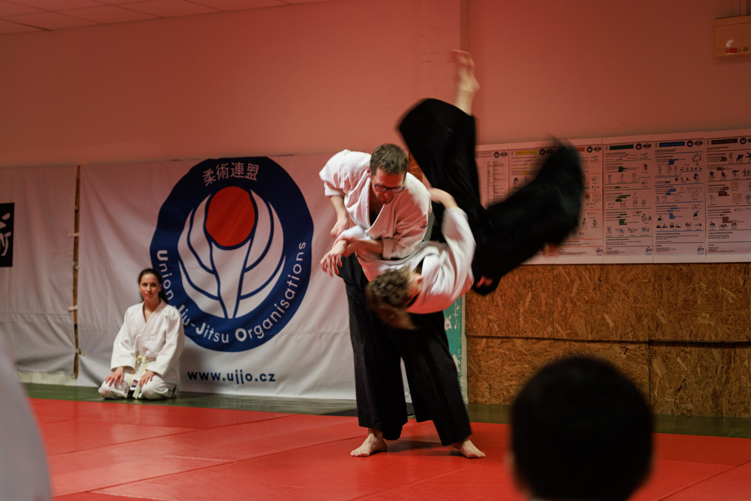 Cvičení v dojo-aikido